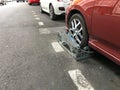 Clamped Car in the street