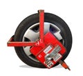 Clamped wheel