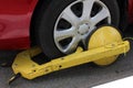 Clamped wheel