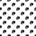 Clamping machine pattern vector seamless
