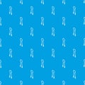 Clamping mites pattern vector seamless blue