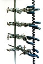 Clamps and Cable Royalty Free Stock Photo