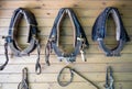 Clamps and other accessories for horse carriage Royalty Free Stock Photo