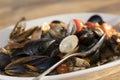 Clams and mussels Royalty Free Stock Photo