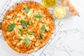 Clams pizza - Italian food