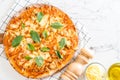 Clams pizza - Italian food