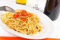 Clams spaghetti Royalty Free Stock Photo