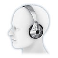 Clamshell headphones