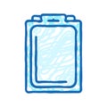 clamshell package plastic package icon doodle illustration Royalty Free Stock Photo