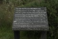 Clan Donald memorial plaque Culloden