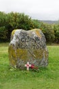 Clan Mackintosh Grave Marker Headstone at Culloden Battlefield, Scotland