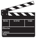 Clapboard Royalty Free Stock Photo