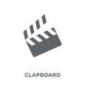Clapboard icon from Entertainment collection.
