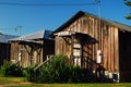 Clapboard shacks in rural Mississippi