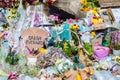 ND- 16 March 2021: Flowers and tributes at Clapham Common Bandstand, in memory of Sarah Everard, who was kidnapped and murdered by