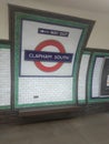 Clapham South Tube Station Royalty Free Stock Photo