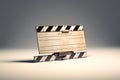 Clapper board, concept for cinema and filmography Royalty Free Stock Photo