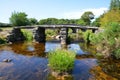 Clapper bridge in Dartmoor