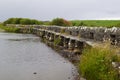 Clapper Bridge over Carrownisky River Ireland County Mayo Killeen Bunlahinch