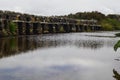 Clapper Bridge over Carrownisky River Ireland County Mayo Killeen Bunlahinch