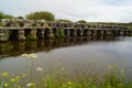 Clapper Bridge over Carrownisky River Ireland County Mayo Killeen Bunlahinch