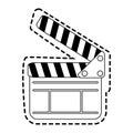 Clapperboard cinema icon image