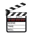 Clapperboard digital Royalty Free Stock Photo