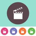 Clapperboard icon