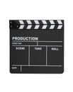 Clapperboard isolated