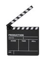 Clapperboard isolated