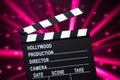 Clapperboard or slate board Royalty Free Stock Photo