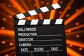 Clapperboard or slate board Royalty Free Stock Photo