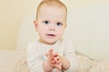 Clapping baby Royalty Free Stock Photo