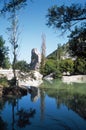 Claps water reservoir before the DrÃÂ´me jump, France