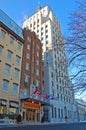 Clarendon Hotel and Edifice Price, Quebec, Canada Royalty Free Stock Photo