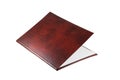 The claret folder for remuneration Royalty Free Stock Photo