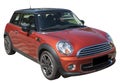 Claret mini cooper Royalty Free Stock Photo