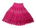 Claret skirt Royalty Free Stock Photo