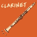 Clarinet vector