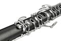 Clarinet acoustic musical instrument, close view