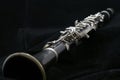 Clarinet on Black Royalty Free Stock Photo