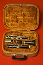 Clarinet in case