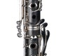 Clarinet Close Isolated On White Royalty Free Stock Photo