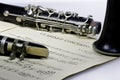 Clarinet concerto Mozart Bes Clarinet Royalty Free Stock Photo