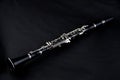 Clarinet Isolated on Black Background Royalty Free Stock Photo