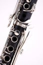 Clarinet Isolated on White Royalty Free Stock Photo