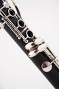 Clarinet Isolated on White Royalty Free Stock Photo