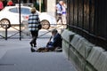 Clarinet singer on the streets of Paris