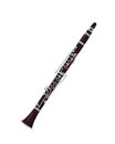 Clarinet Woodwind classical orchestral musical instrument.