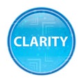 Clarity floral blue round button Royalty Free Stock Photo